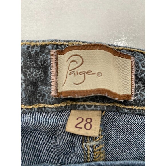 Paige Canyon Boot Denim Jeans Size 28 Women's - Picture 3 of 8